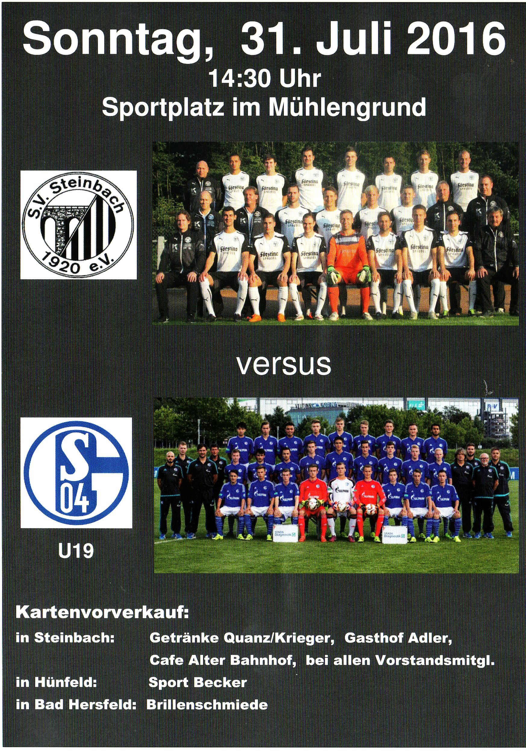 SVS - S04 31.7.16 Flyer A5 u. A6 Vorderseite