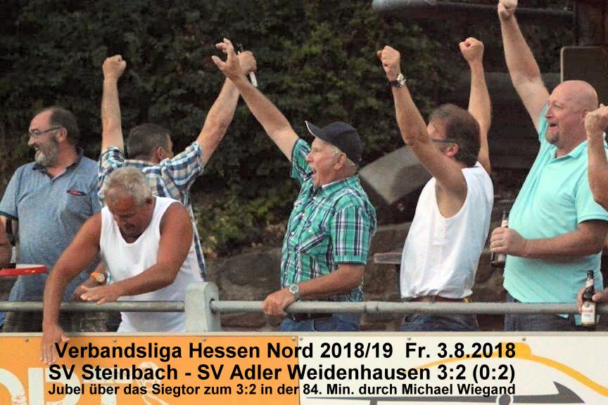 SVS -Weidenhausen 3.8.18 28 Siegtor M. Wiegand Jubel